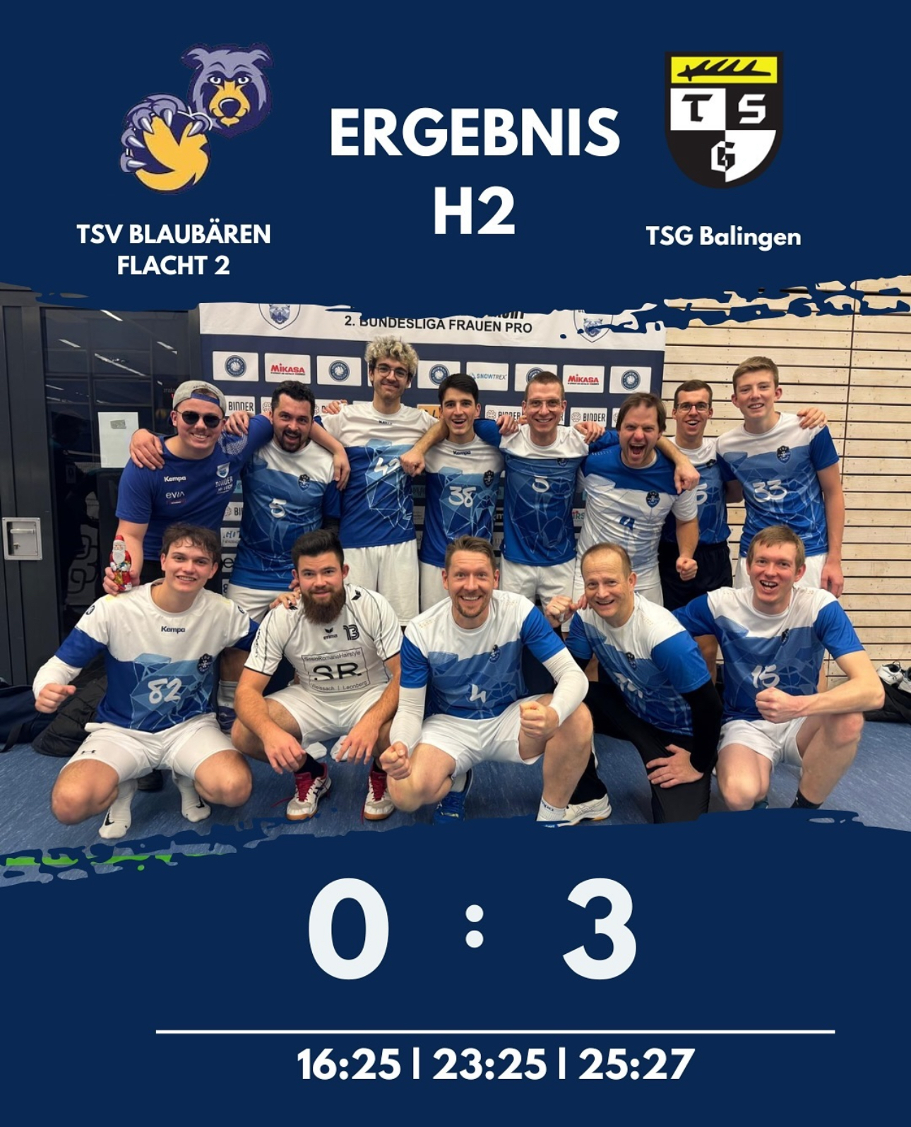 Blaubären TSV Flacht Herren 2: Heute war ein toller Tag! 