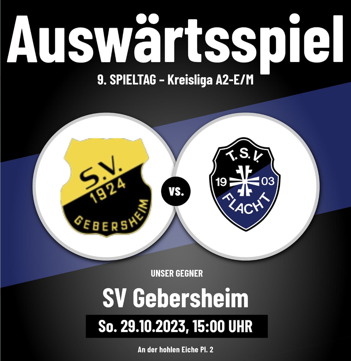 9. Spieltag SV Gebersheim - ⚫️🔵