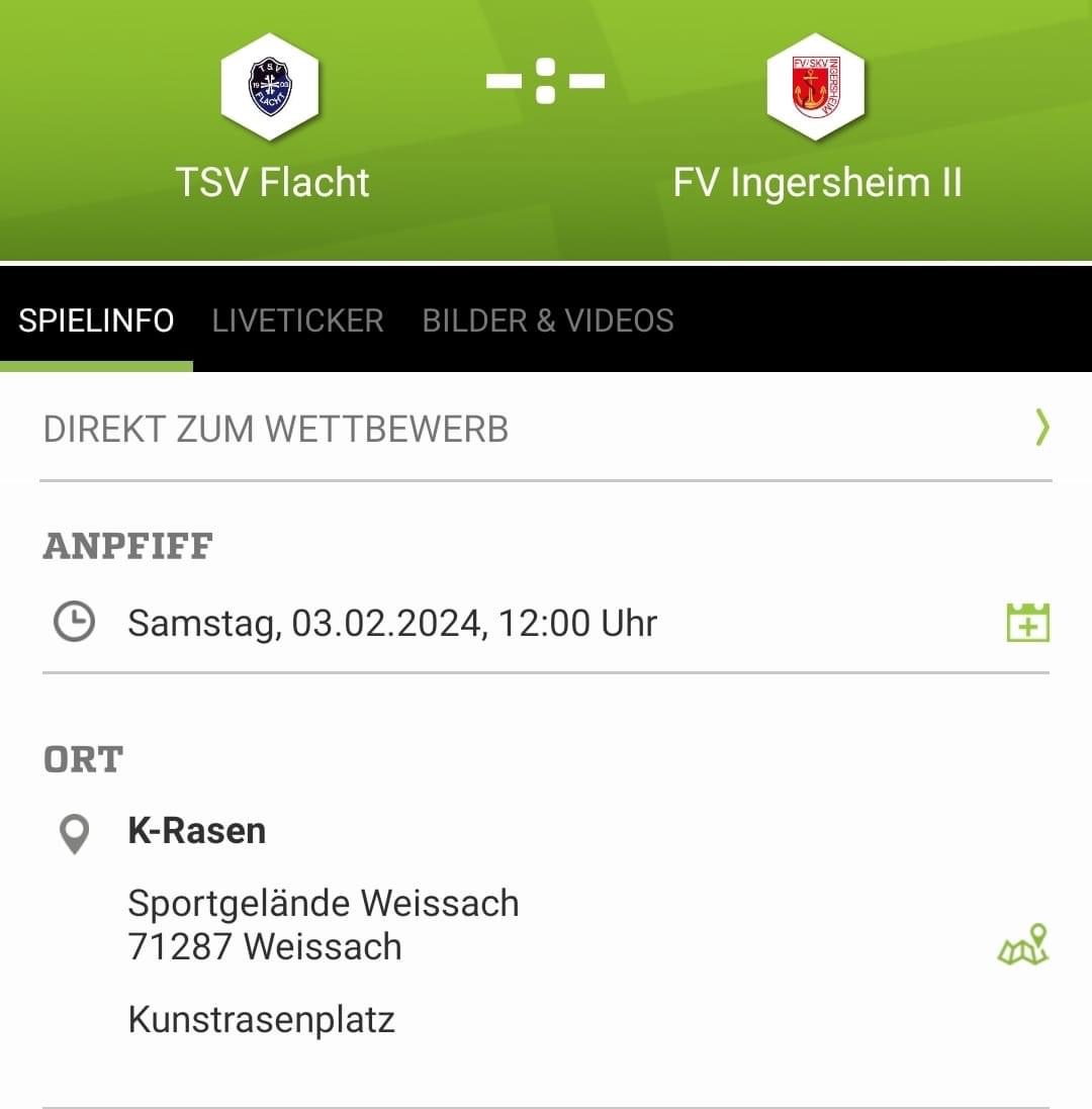 Vorbereitungsspiel auf dem Kunstrasen in Weissach