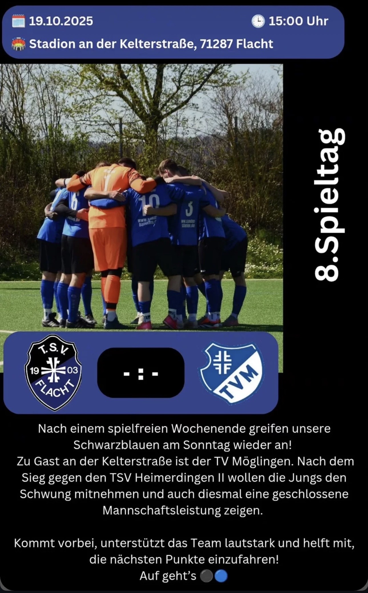 Heimspiel an der Keltertraße