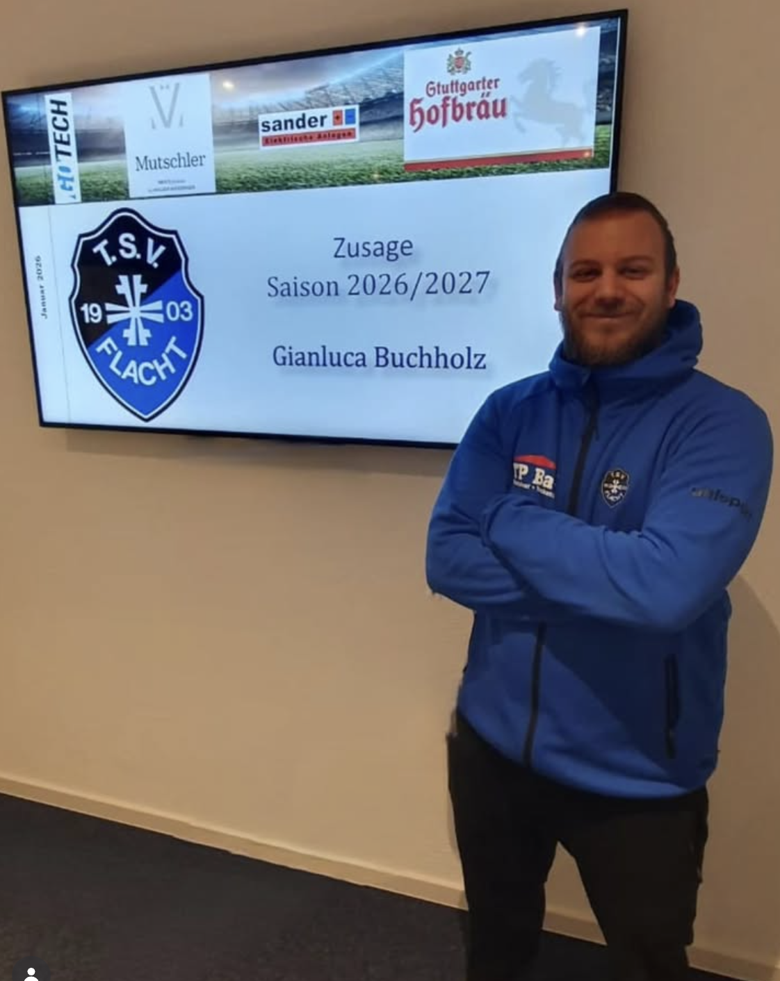 Kaderneuigkeiten für die Saison 2026/2027: Gianluca Buchholz 