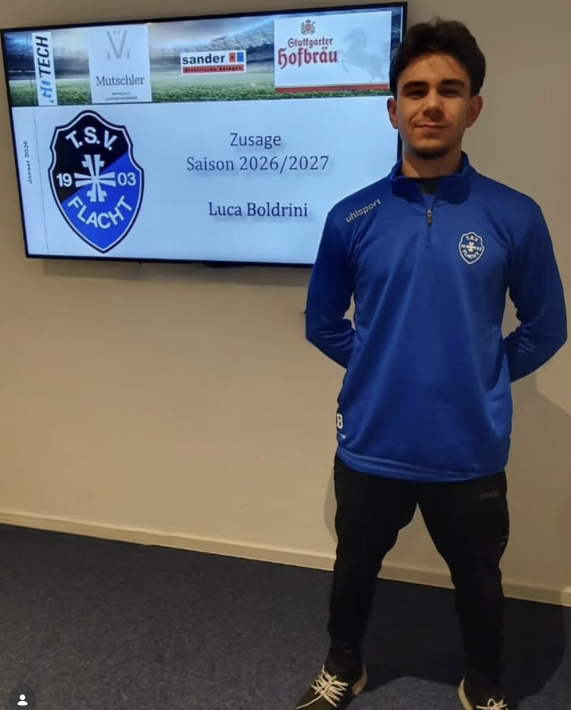 Kaderneuigkeiten für die Saison 2026/2027:  Luca Boldrini 