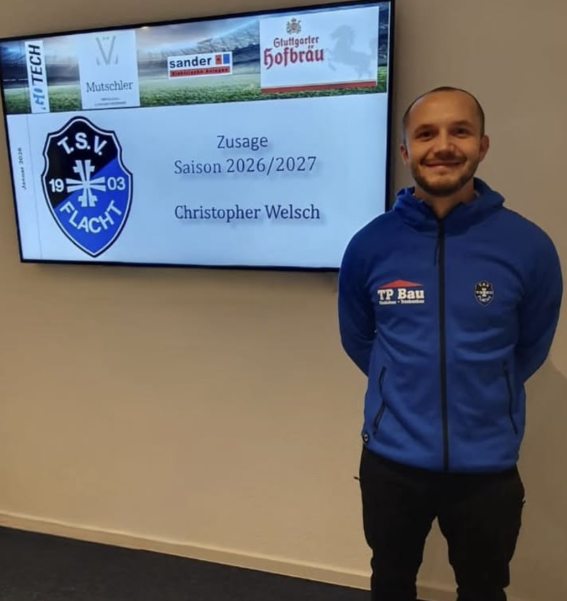 Kaderneuigkeiten für die Saison 2026/2027: Christopher „Chrissi“ Welsch
