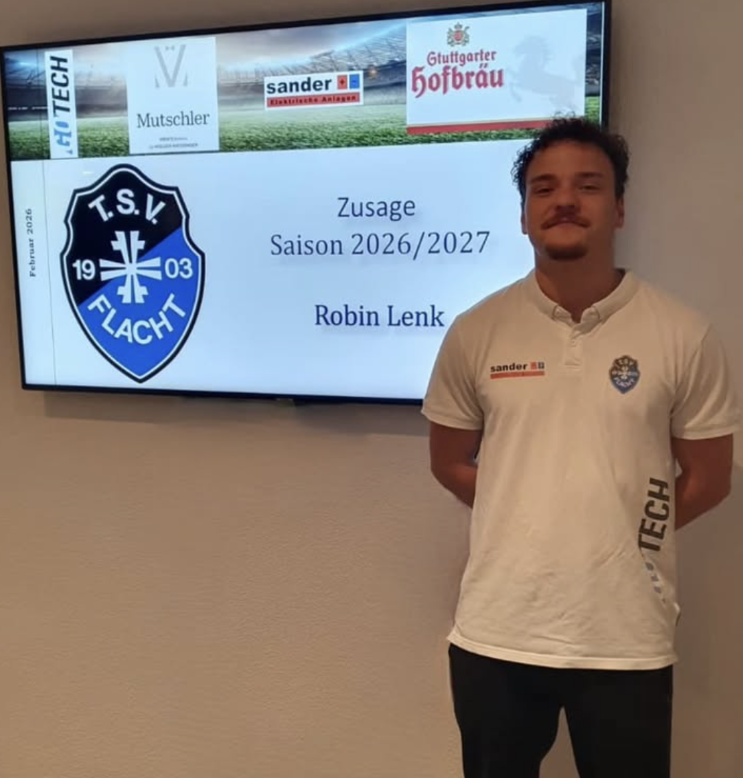 Kaderneuigkeiten für die Saison 2026/2027: Robin Lenk bleibt Teil des TSV Flacht!