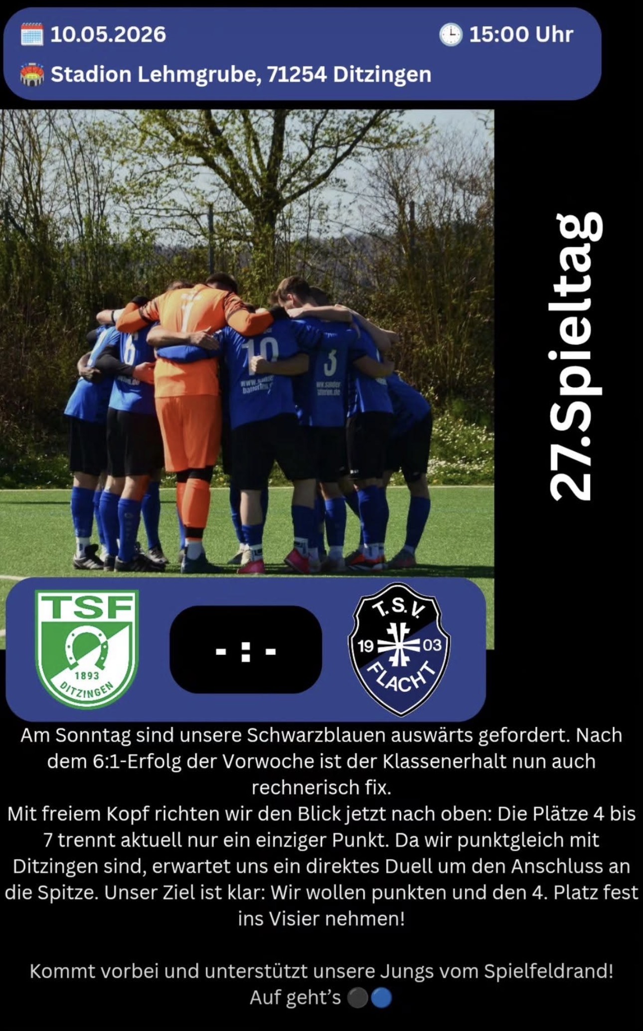 Unsere Schwarzblauen zu gast in Ditzingen
