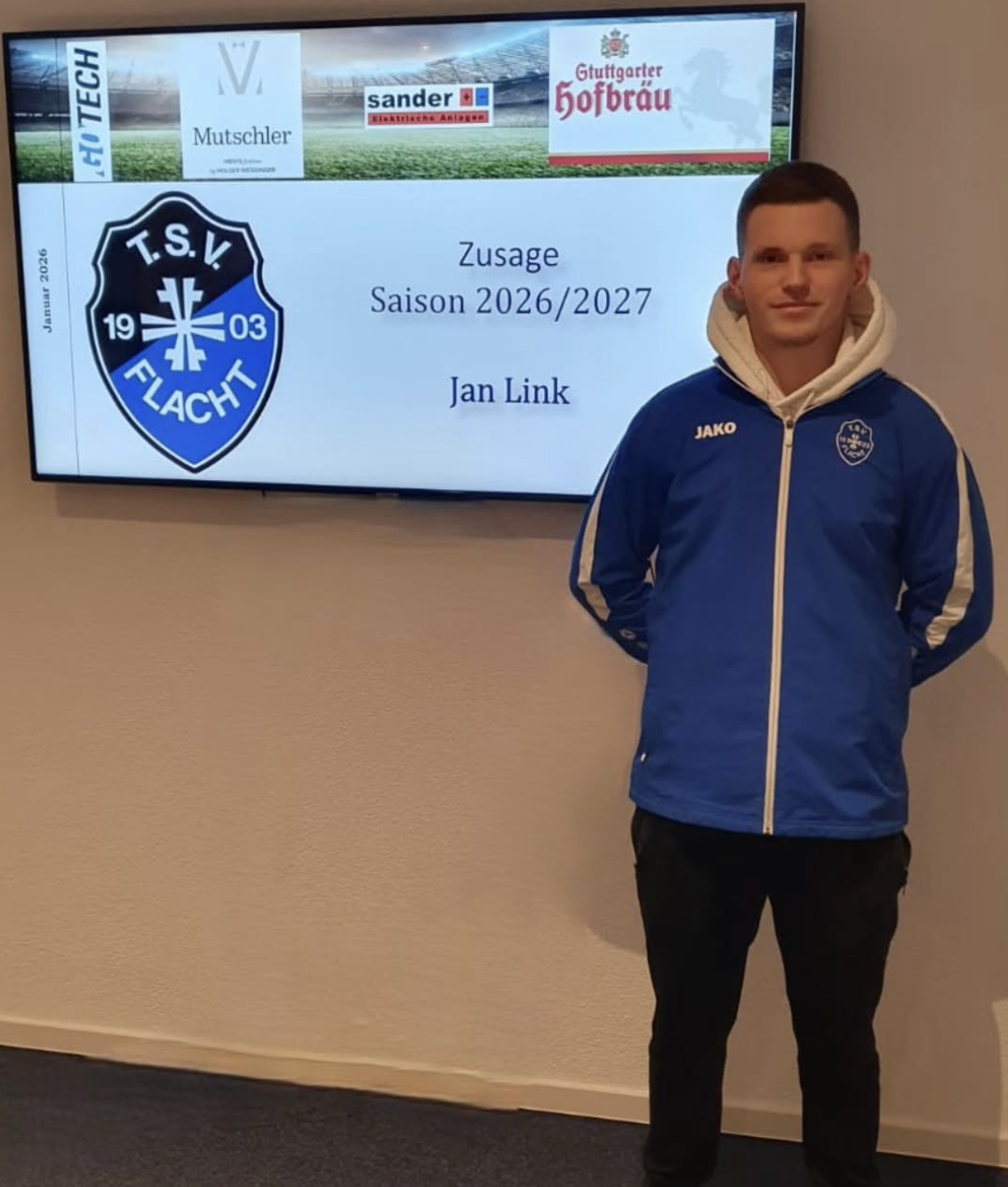 Kaderneuigkeiten für die Saison 2026/2027: Jan Link wird auch in der kommenden Saison Teil unseres Torhüterteams sein!