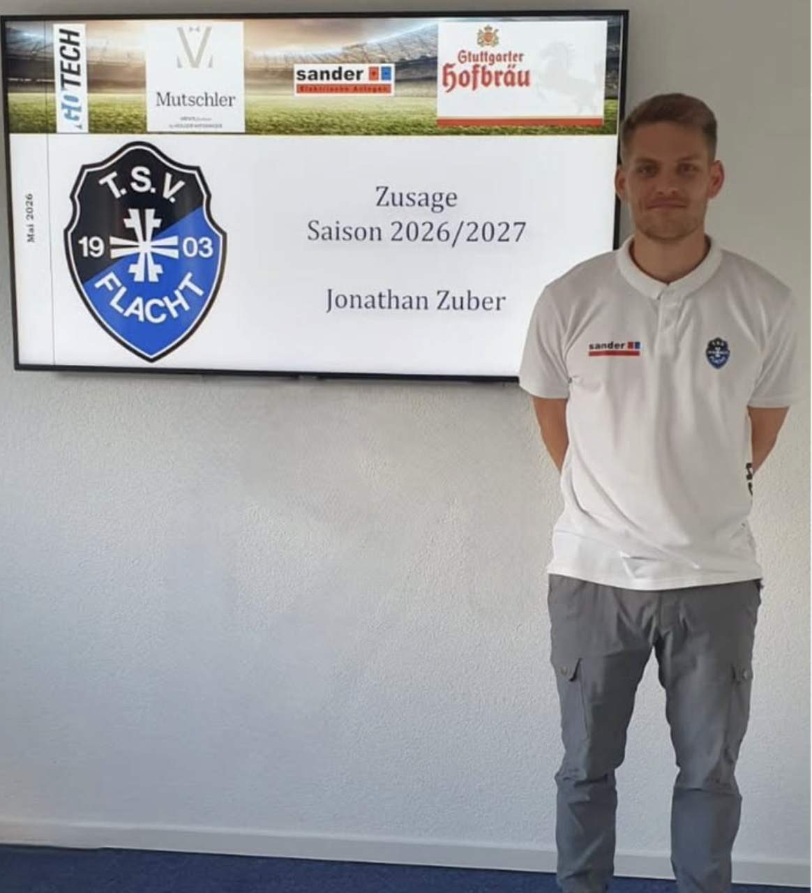Kaderneuigkeiten für die Saison 2026/2027: Jonathan Zuber ist gekommen, um zu bleiben!