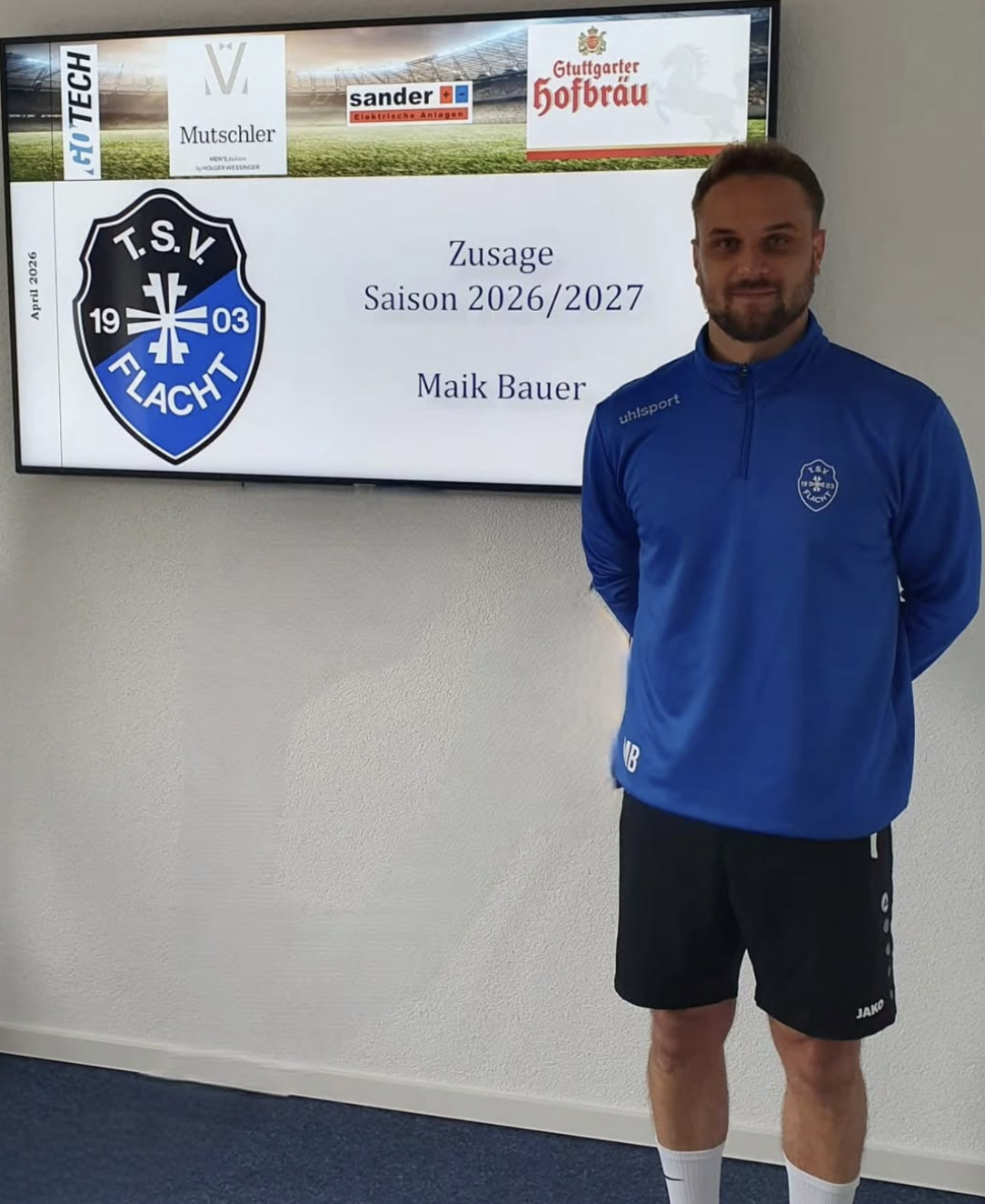 Kaderneuigkeiten für die Saison 2026/2027: Maik Bauer bleibt!