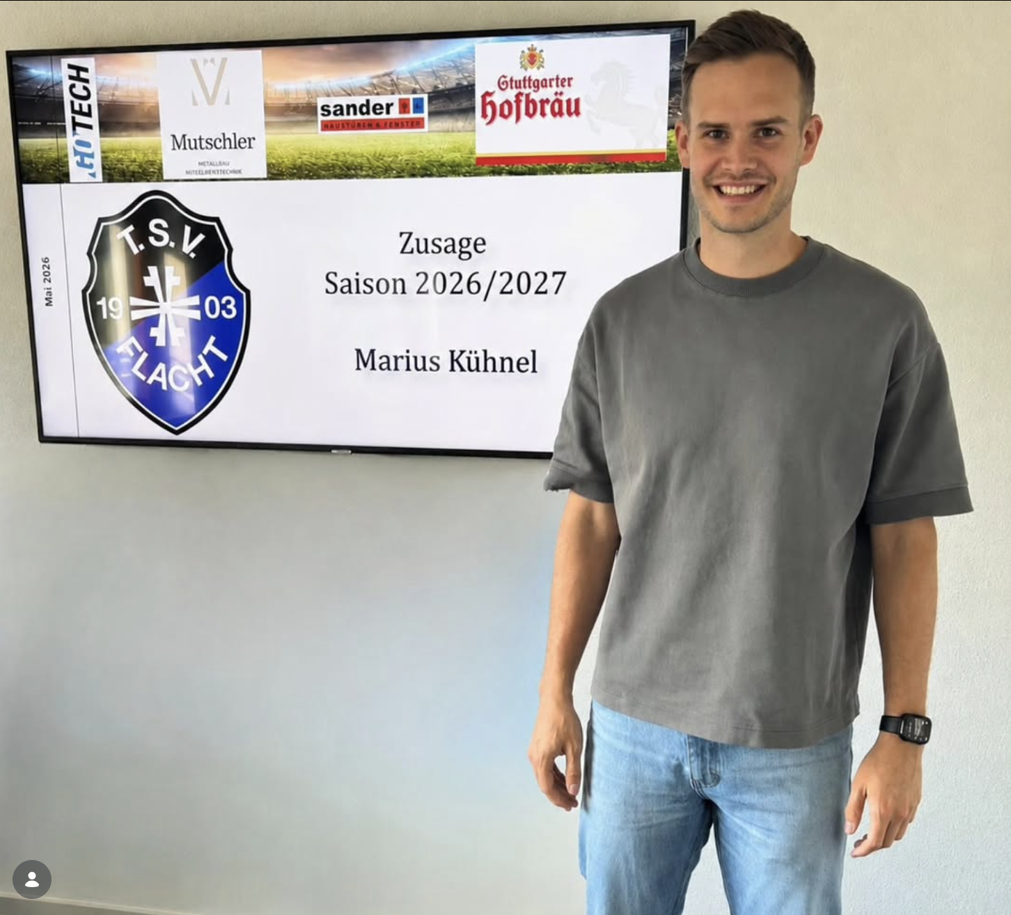 Kaderneuigkeiten für die Saison 2026/2027:   Mit Marius Kühnel hat nun auch der letzte Spieler des aktuellen Kaders seine Zusage für die kommende Saison gegeben!