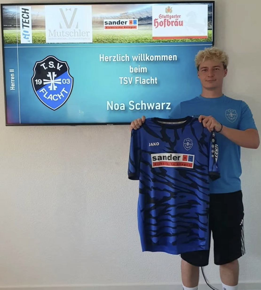 Mit Noa Schwarz verstärkt uns ein Spieler, welcher bereits die Flachter Luft bei der ersten Mannschaft geschnuppert hat.