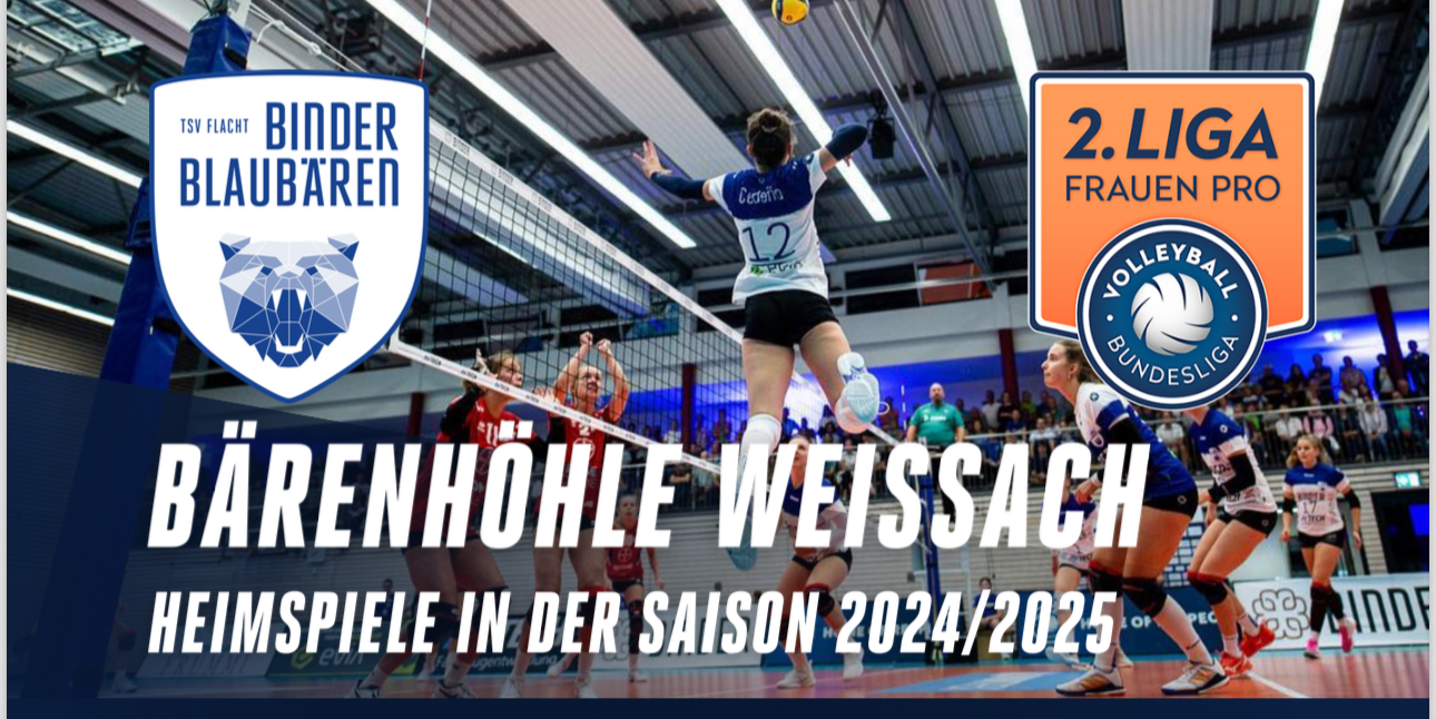 Binder Blaubären TSV Flacht: SPIELTAGE in der SAISON 2024/2025 