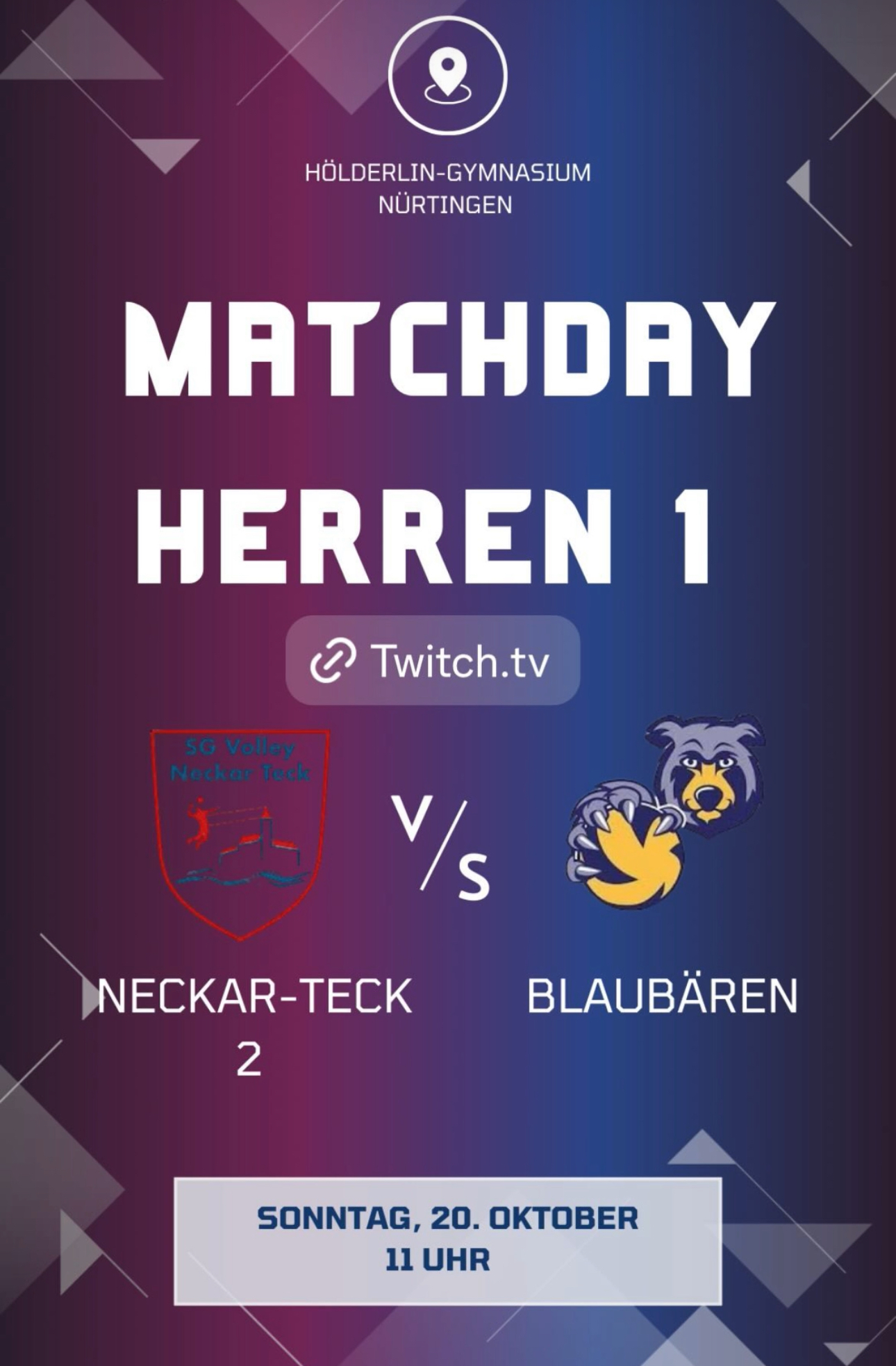 Matchday Herren 1