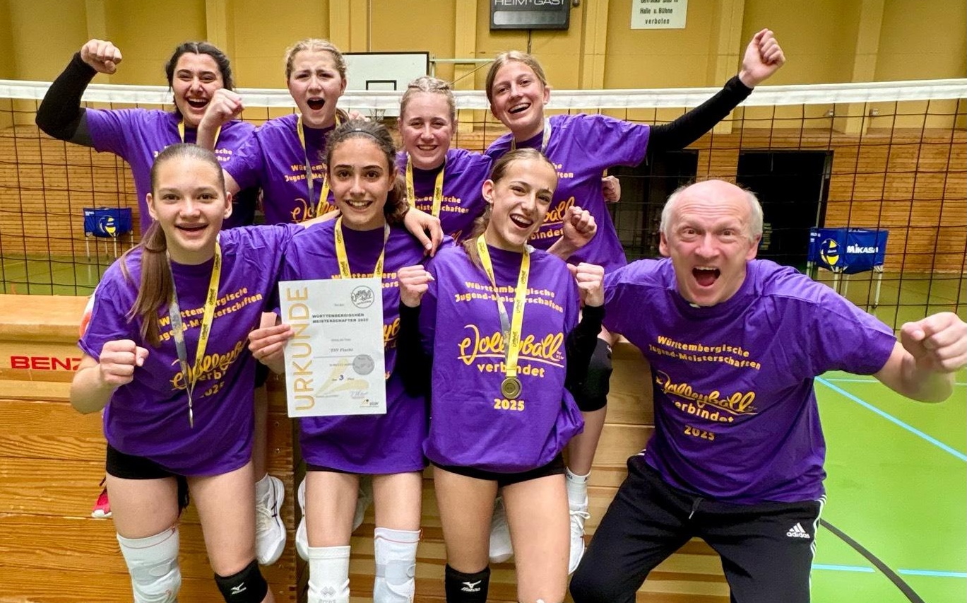 Blaubären TSV Flacht: U15 weiblich – 3. Platz bei Württ. Meisterschaft