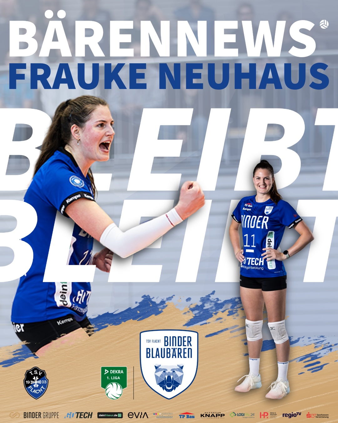 EINMAL BLAUBÄRIN, IMMER BLAUBÄRIN.