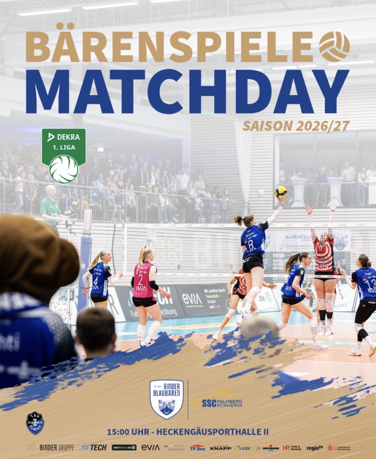 Nächste Herausforderung für die Blaubären: SSC Palmberg Schwerin zu Gast