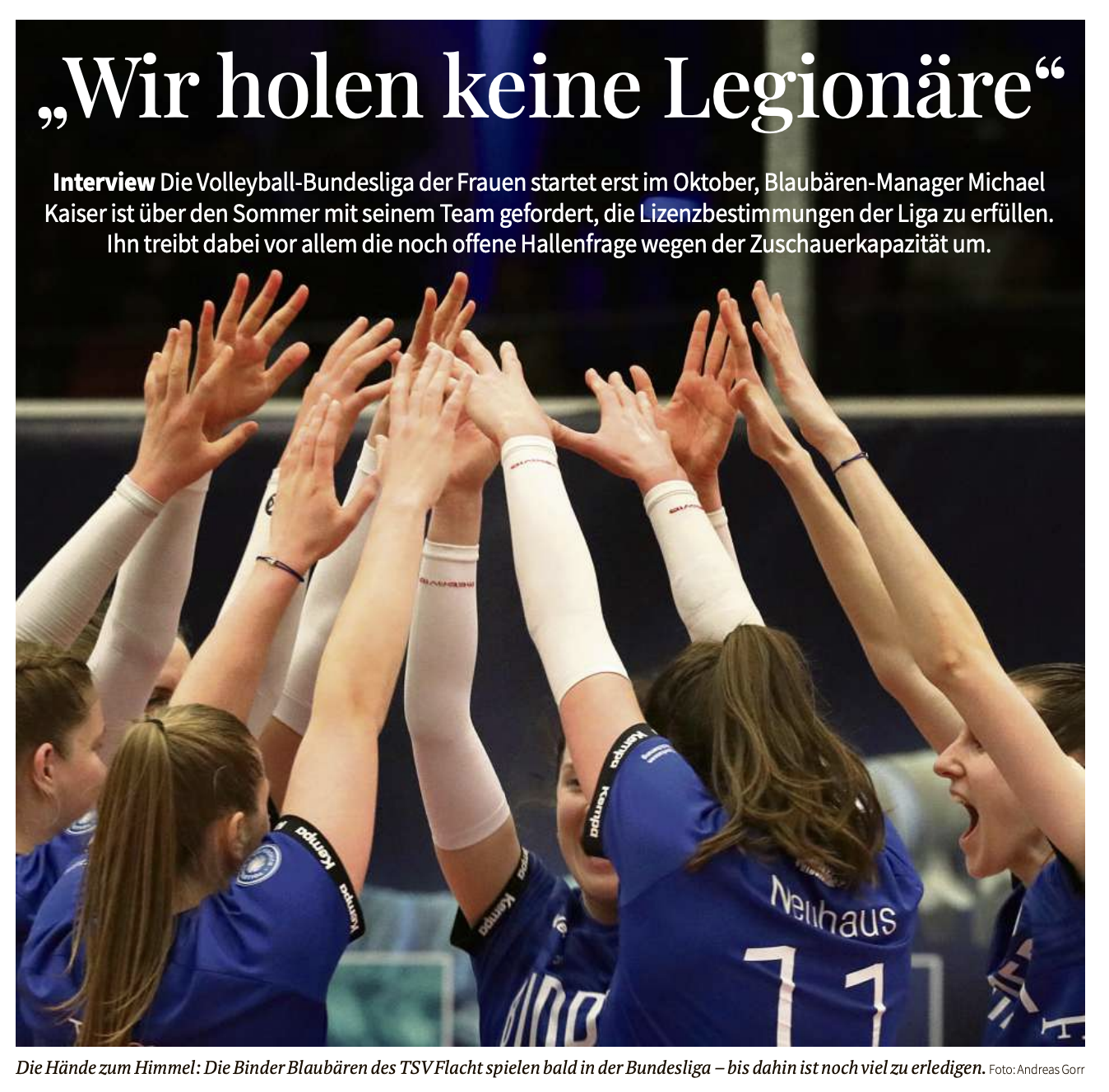 „Wir holen keine Legionäre“