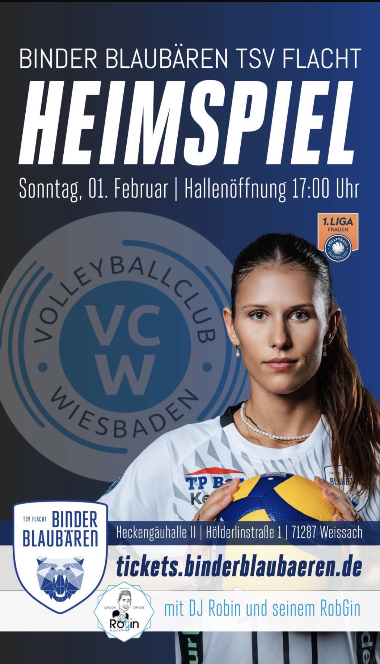 Vorbericht: Zurück zum Startschuss: Blaubären gegen VC Wiesbaden