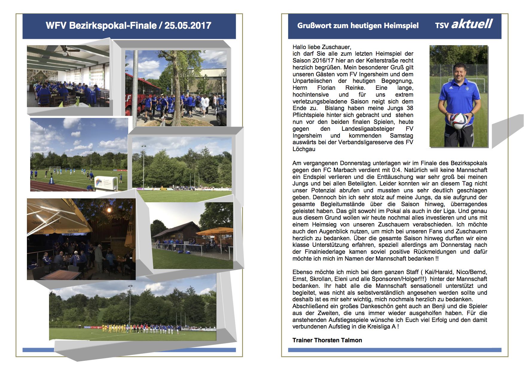2017 05 28 Sondereinlage Sportplatzblatte Heimspiel Ingersheim.1
